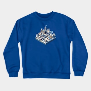 Isometric Scotland in winter again Crewneck Sweatshirt